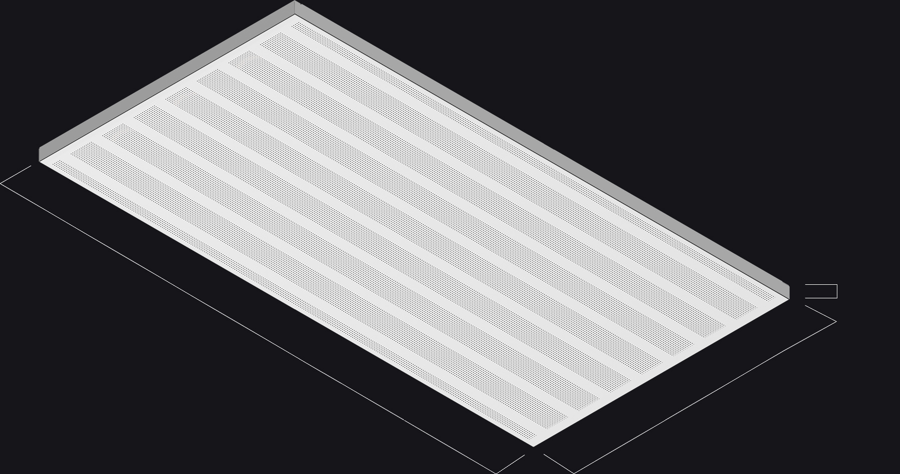 Ray Magic QM 24"x48" tech specs sizes