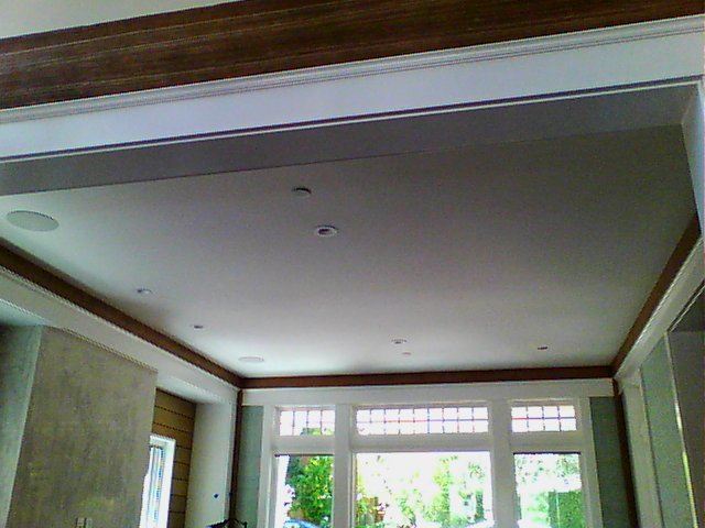 chilled ceiling cooling hidden behind drywall.