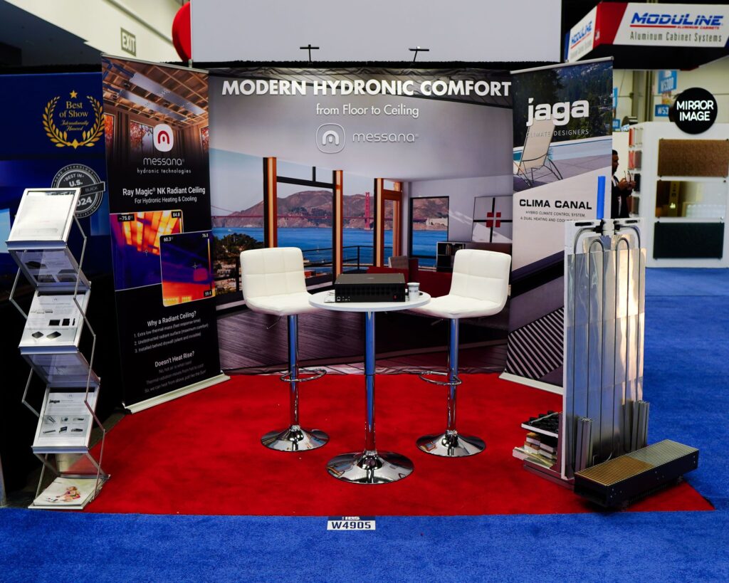 Messana Booth at the 2025 International Builders Show in Las Vegas, NV.