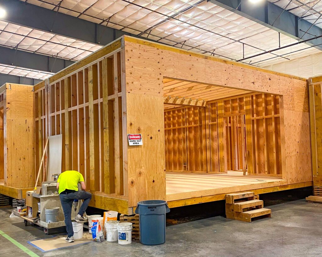 Modern Homes pre-fabricated structure, ideal for a modern hydronic system.