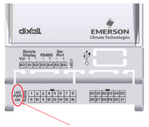 Dixell LED indicator for Messana Controls.