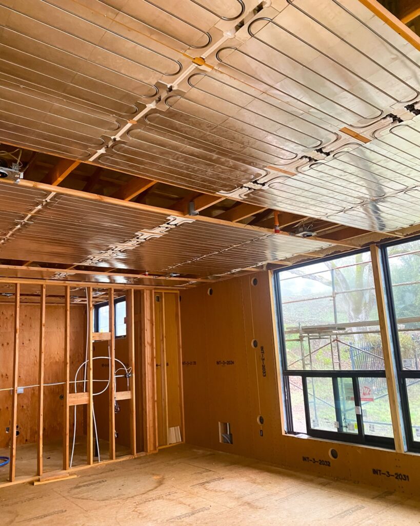 Messana Radiant Ceiling Panel system for radiant heating and cooling.